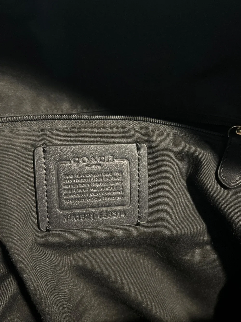 Coach Signature Canvas Backpack